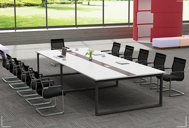 bàn họp chân sắt 10 người