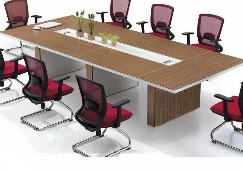 Bàn họp gỗ 10 người