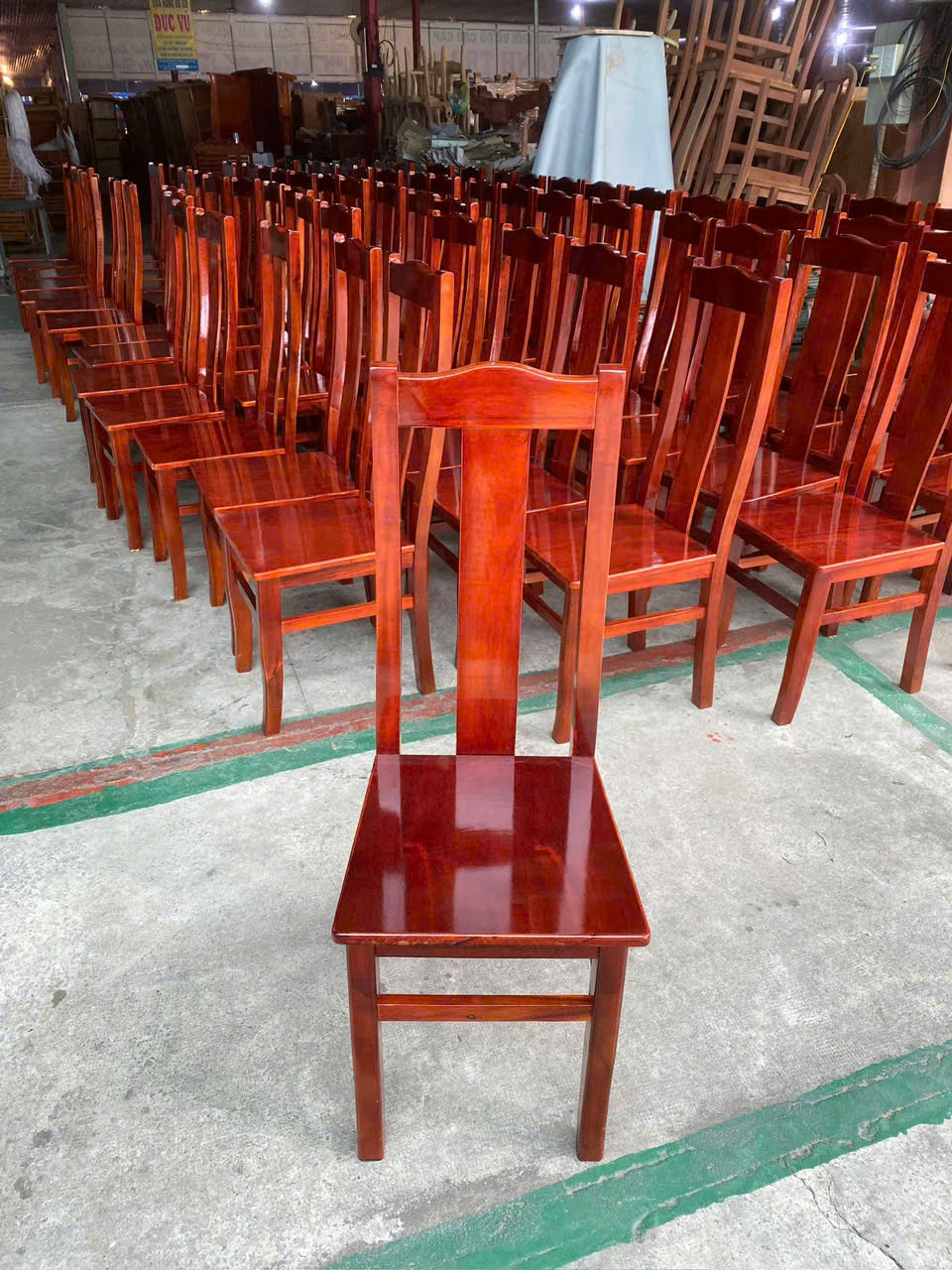 Ghế hội trường gỗ xoan đào