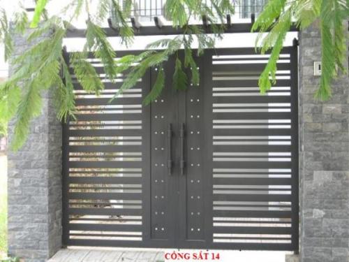 Cổng sắt đẹp và hiện đại 2015