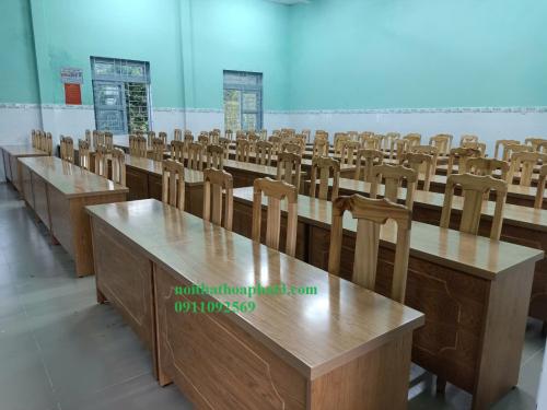 Xưởng sản xuất bàn ghế hội trường đáp ứng nhu cầu công trình hiện nay