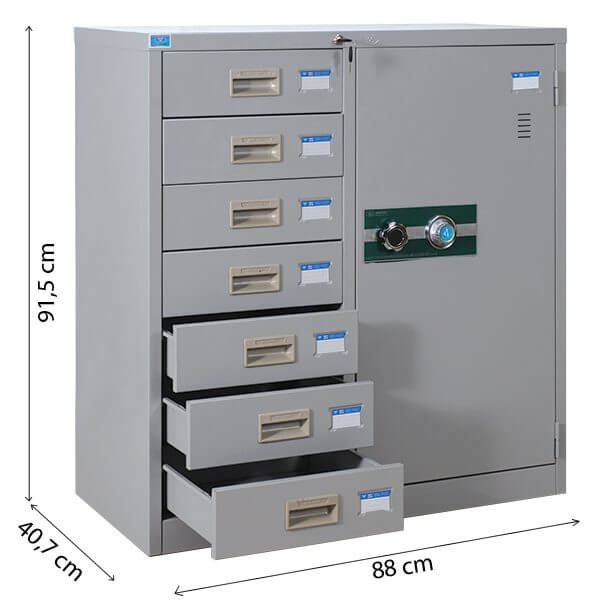 Tủ thấp văn phòng CAT88-7D; TU88-7D