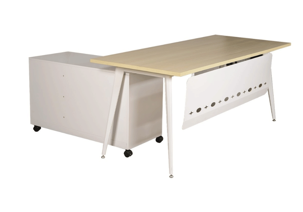 Bàn giám đốc chân sắt Luxury LUX1880YC10