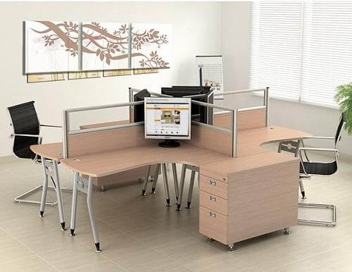 MODUL bàn làm việc 3 người ROYAL HRMD04