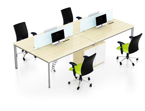 Cụm bàn làm việc 4 chỗ OBN-T4D-TP2