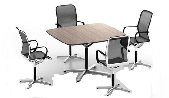 Mẫu Bàn Họp Chân Sắt 4 Người BHCS - MN10