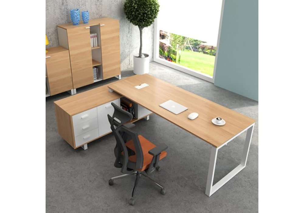 Bàn Giám Đốc Chân Sắt MN-TP02