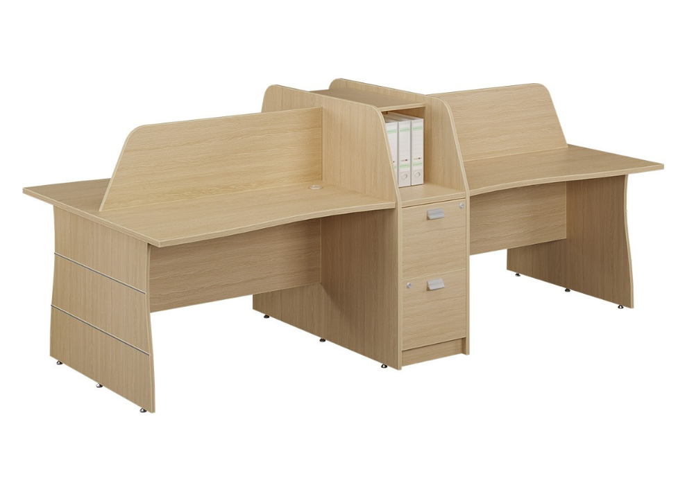 Module bàn làm việc 4 người HRMD03