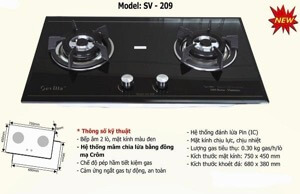 Bếp gas âm Sevilla SV-209B