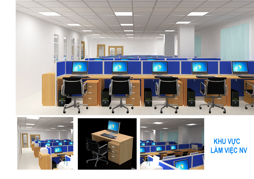 Phối cảnh công ty tập đoàn Tôn Hoa Sen