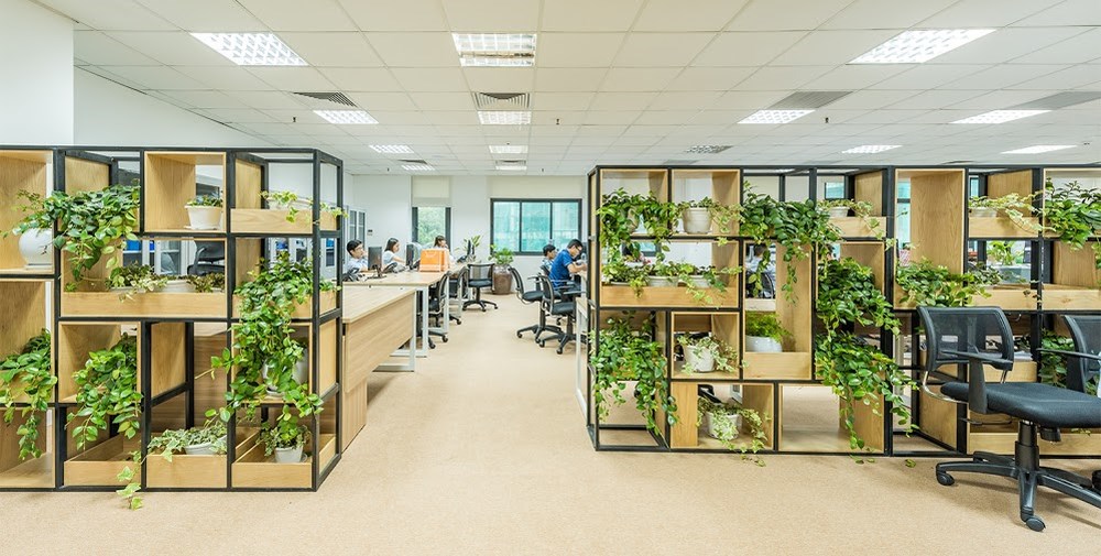 Xu hướng văn phòng hòa hợp với thiên nhiên
