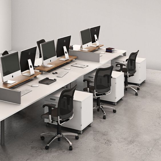 bàn ghế làm việc cho nhân viên văn phòng