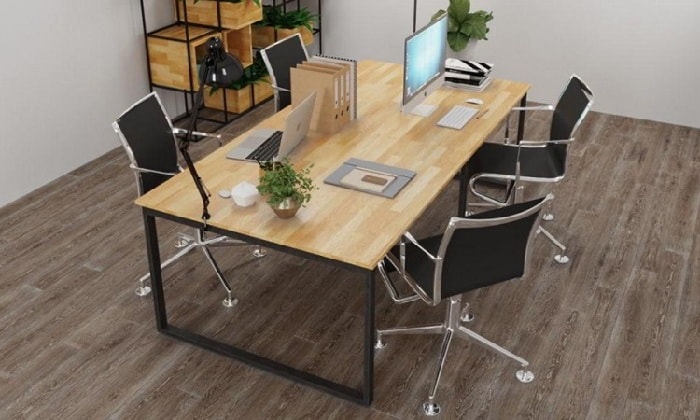 cụm bàn làm việc bằng sắt