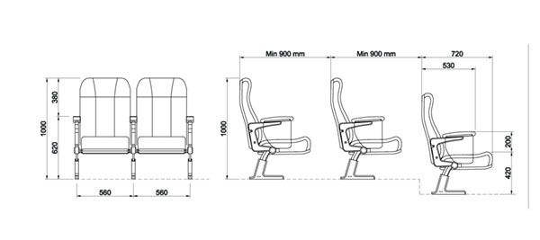 Thông tin ghế hội trường 4604