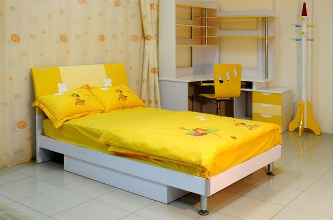 màu vàng là màu chủ đạo dành cho các bé của bạn