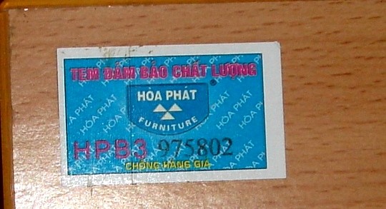phân biệt nội thất chính hãng hòa phát