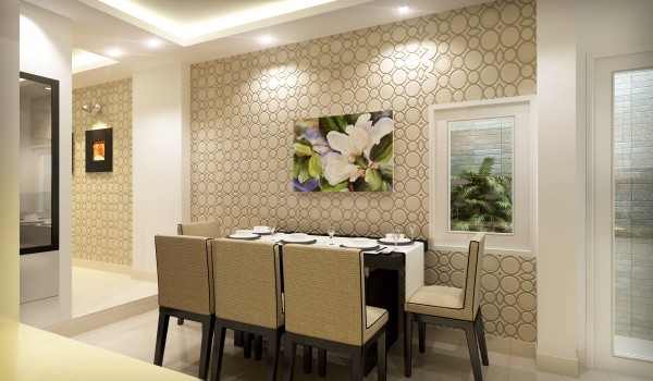 Giấy dán tường gam màu ấm